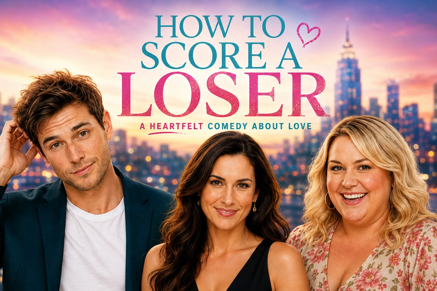 How to Score a Loser romantic comedy artwork