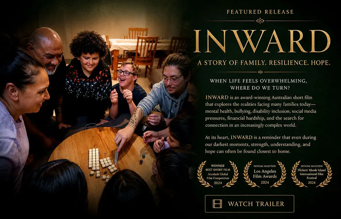 Promotional image for Lioness Film Productions' film INWARD