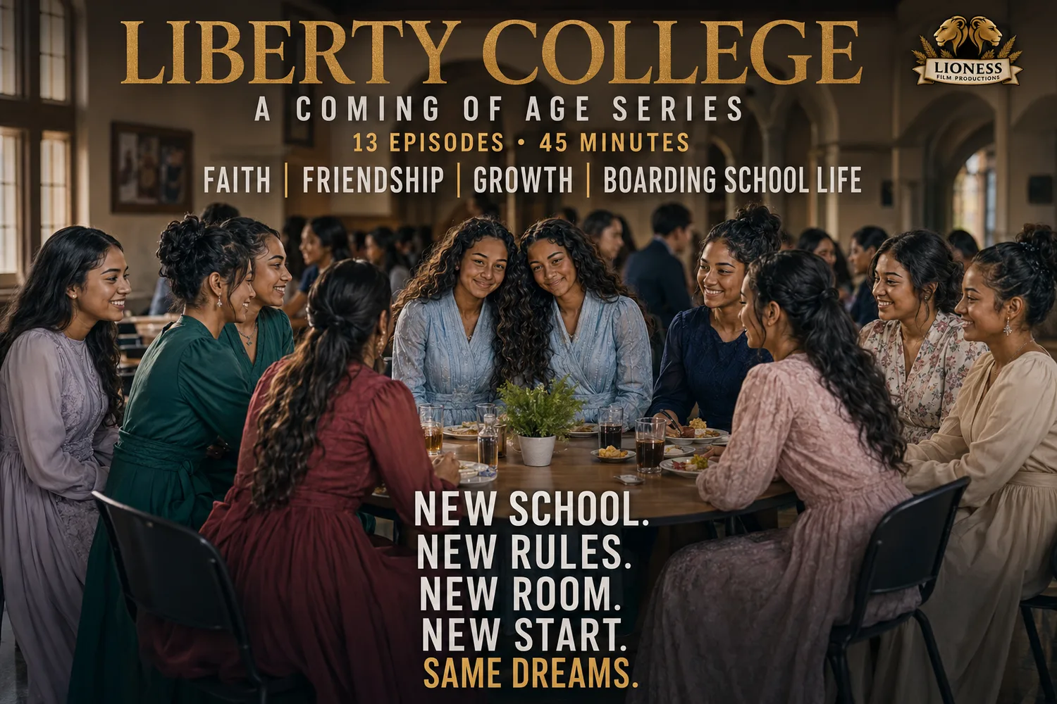 Liberty College coming-of-age series artwork